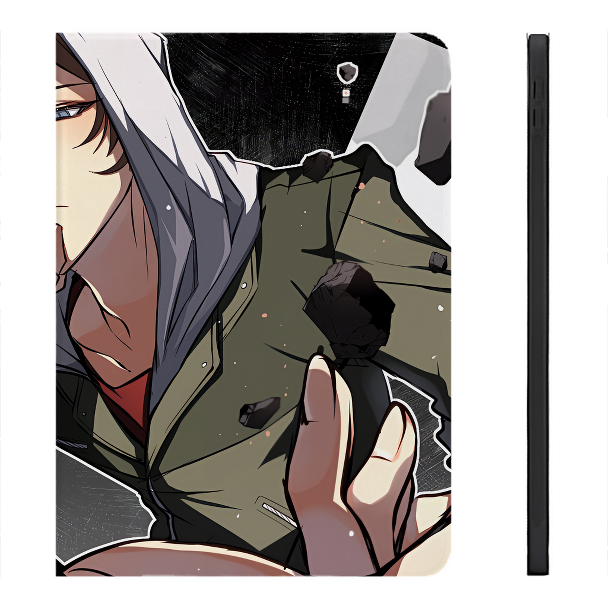 （画像用） 文豪ストレイドッグス Bungo Stray Dogs IPadケース ペンホルダー付き ブックスタイルデザイン
